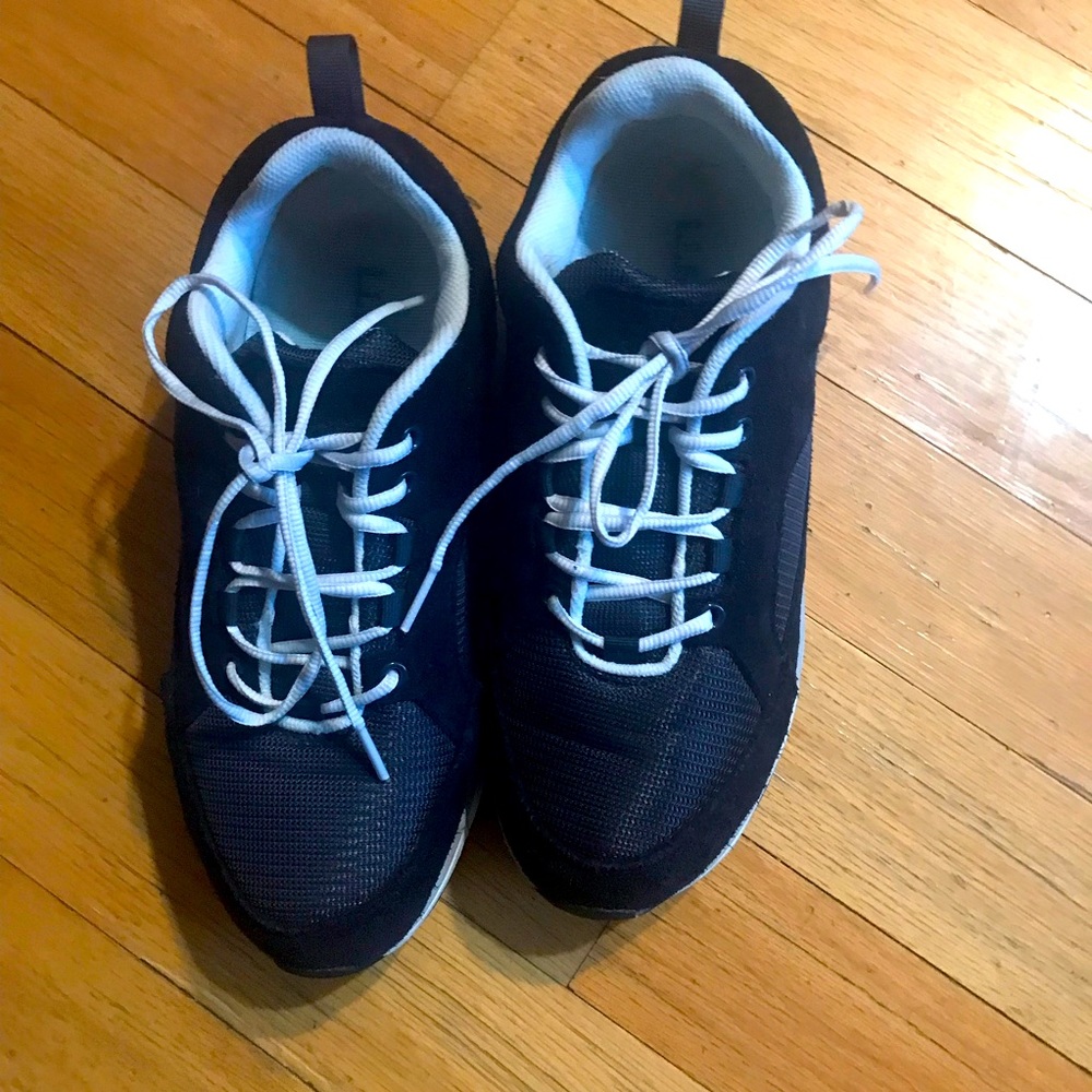 LL Bean navy blue walking women’s walking shoes.  Size 9